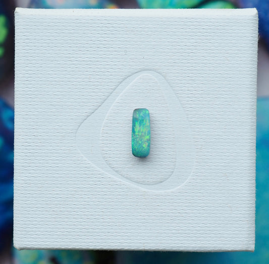 Turquoise Rectangular Opal