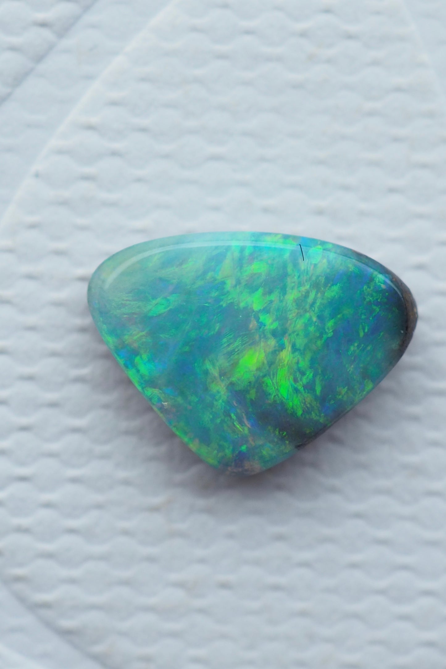 Vibrant Green Turquoise Boulder Opal