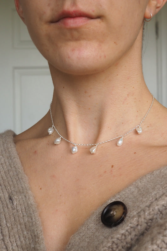 no. 5 - Medium Freshwater Pearl Necklace