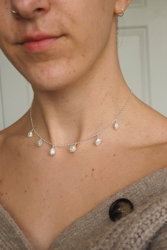 no. 4 - Medium Freshwater Pearl Necklace